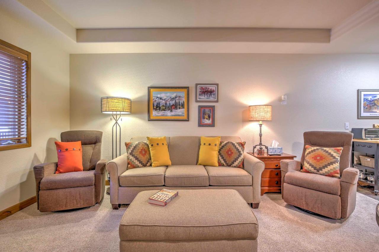 Breck Studio With Hot Tub Access, Walk To Main St! Брекънридж Екстериор снимка